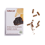 Polyporus Bio Extrakt und Pulver (120 Kapseln)