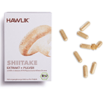 Shiitake Extrakt und Pulver (120 Kapseln)